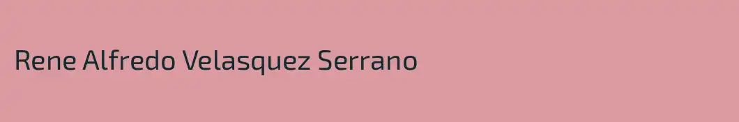 Rene Alfredo Velasquez Serrano